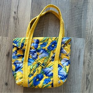 Floral Cloth Shoulder Bag Tote Reversible Bag